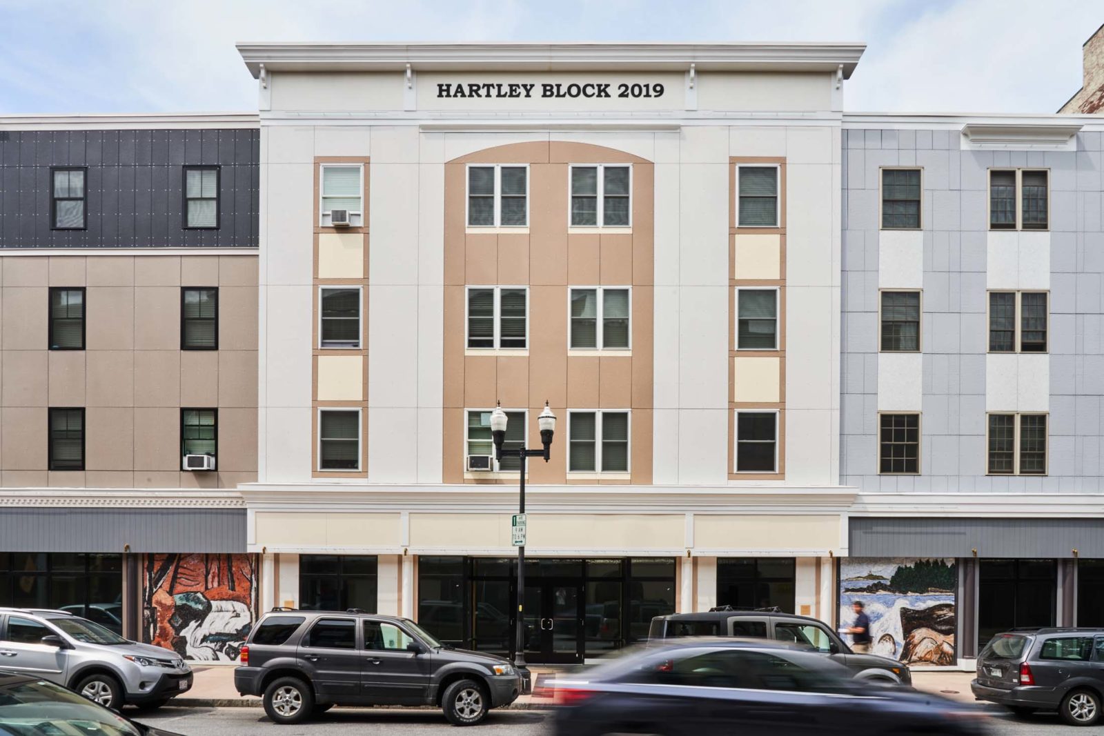 hartley block exterior from across the street