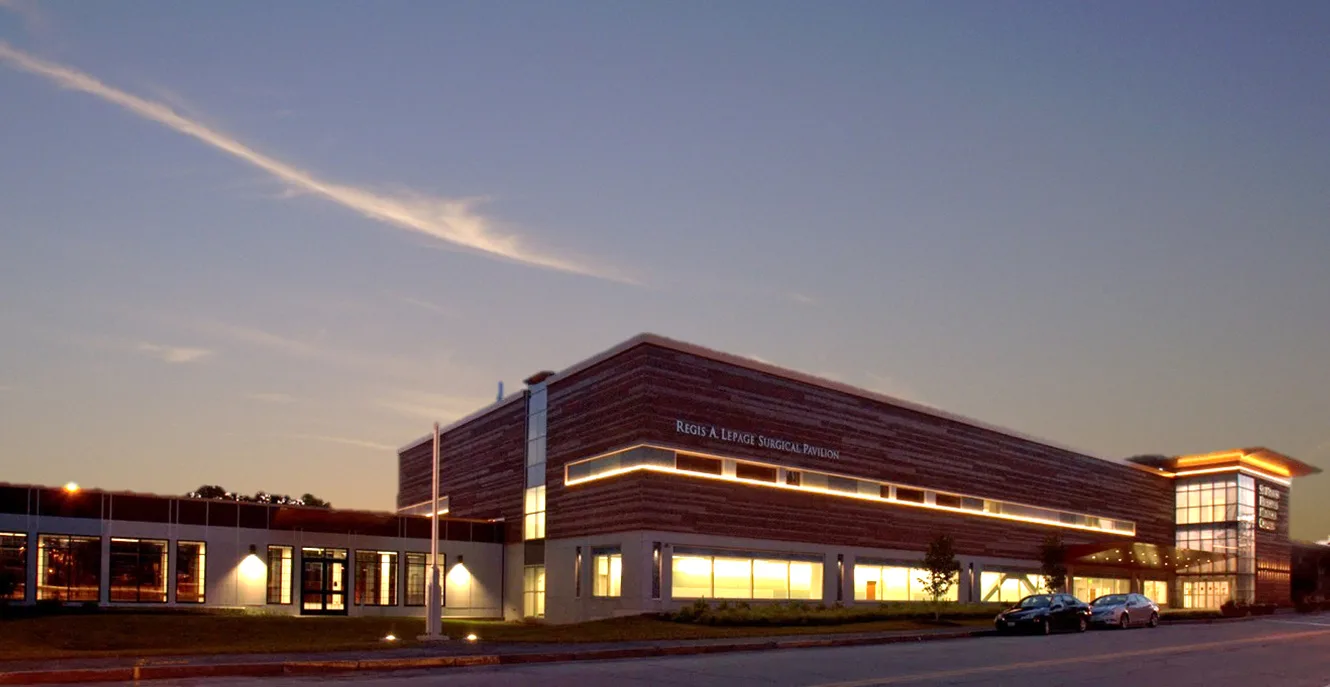 Regis A. Lepage Surgical Pavilion building exterior.