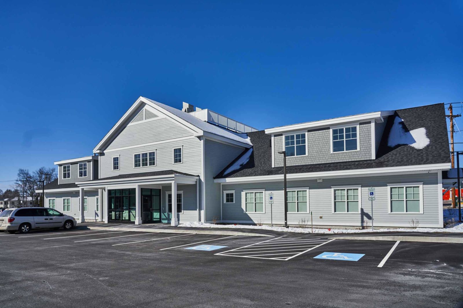 full exterior of large dental office