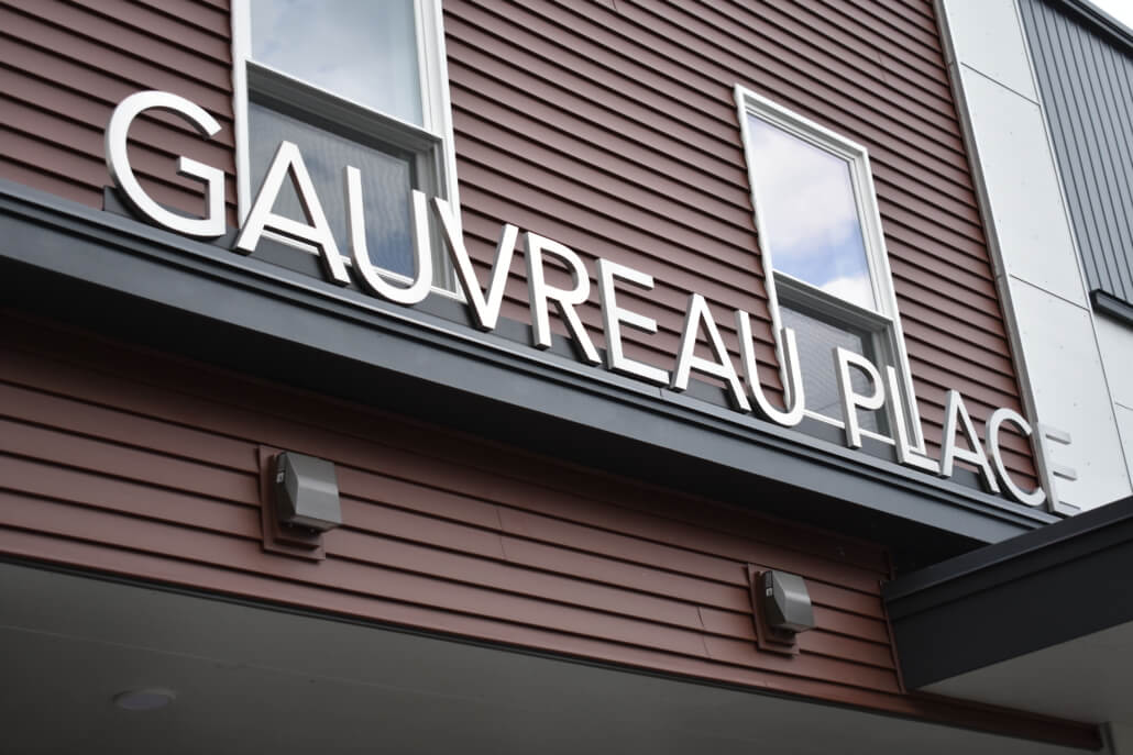 Gavreau Place front sign